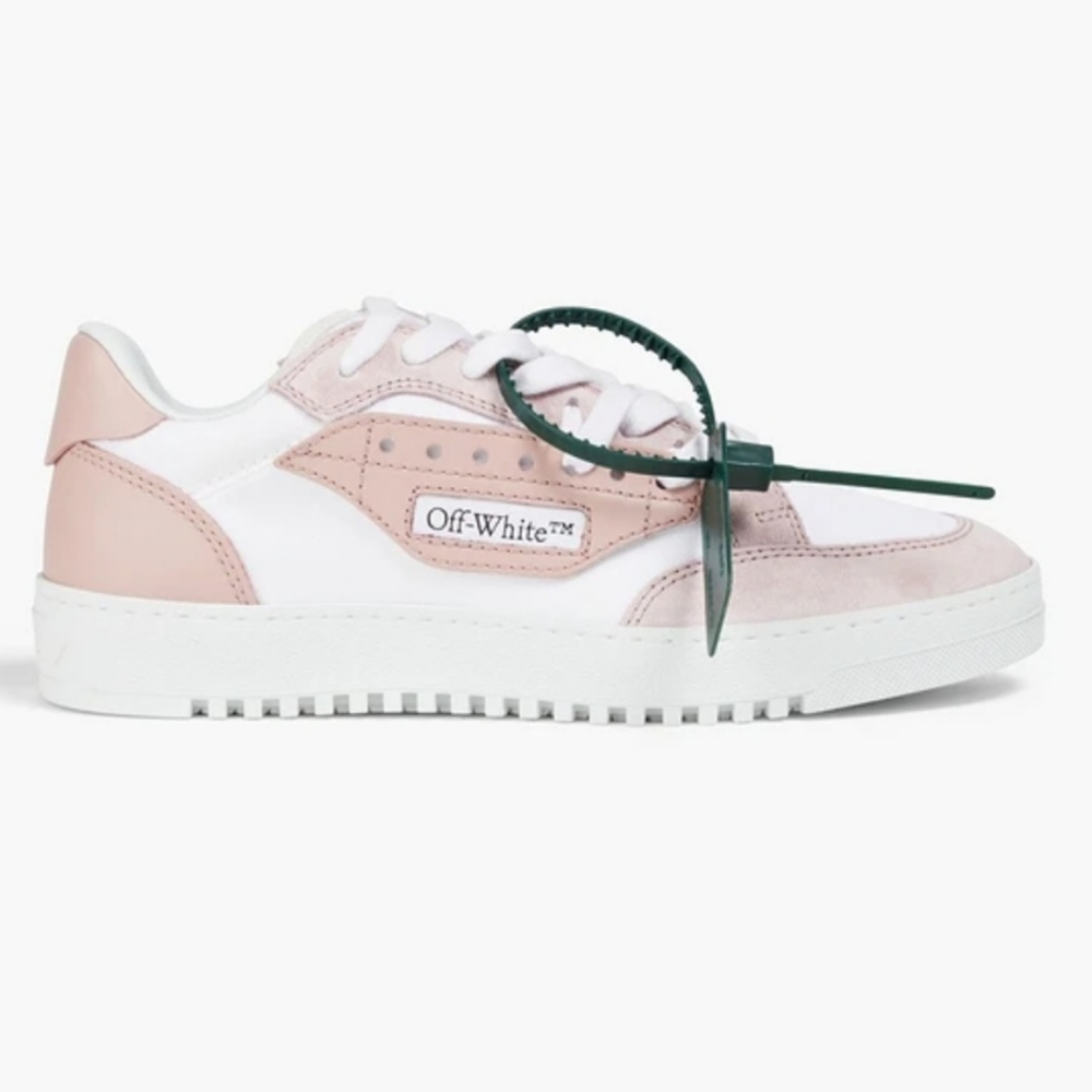 OFF-WHITE 5.0 canvas, suede and leather sneakers